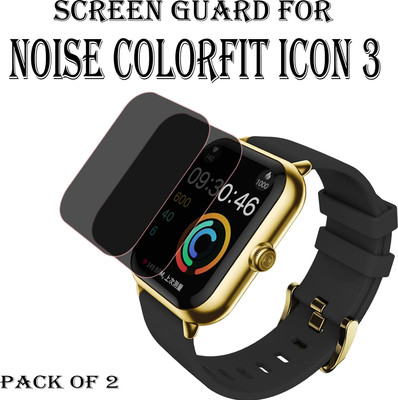 EJZATEX Edge To Edge Screen Guard for NOISE COLORFIT ICON 3 SMARTWATCH(Pack of 2)
