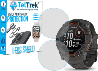 TELTREK Edge To Edge Screen Guard for Garmin Instinct 3 Solar 45mm Tactical(Pack of 2)