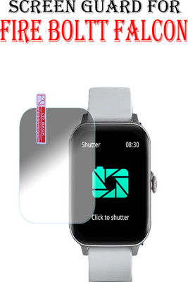 EJZATI Edge To Edge Screen Guard for FIRE BOLTT FALCON SMARTWATCH(Pack of 1)