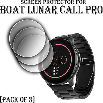 EJZATI Edge To Edge Screen Guard for BOAT LUNAR CALL PRO SMARTWATCH SCREEN GUARD(Pack of 3)