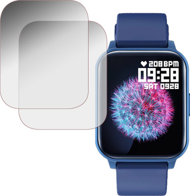 ejzatex Edge To Edge Screen Guard for FIRE BOLTT NINJA 3 PLUS SMARTWATCH SCREEN GUARD(Pack of 2)