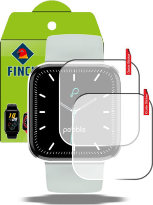 KANCHA Edge To Edge Screen Guard for PEBBLE VERSE WATCH(Pack of 2)