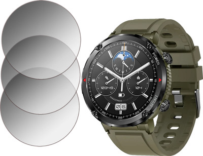 EJZATI Edge To Edge Screen Guard for FIRE BOLTT SPHERE SMARTWATCH(Pack of 3)