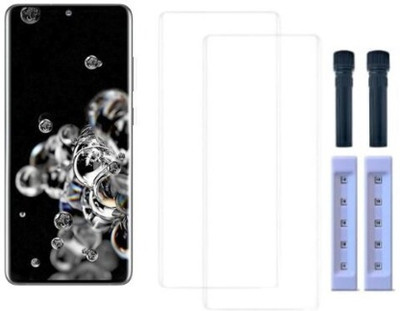 RVTCC Edge To Edge Tempered Glass for Samsung Galaxy S20 Ultra(Pack of 1)