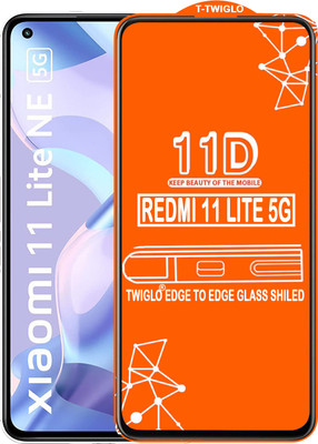 TWIGLO Edge To Edge Tempered Glass for REDMI 11 LITE NE 5G(Pack of 1)