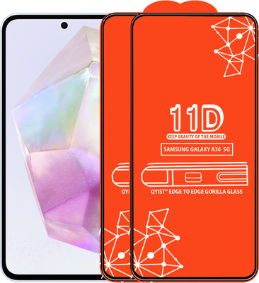Qyist Edge To Edge Tempered Glass for SAMSUNG GALAXY A36(Pack of 2)