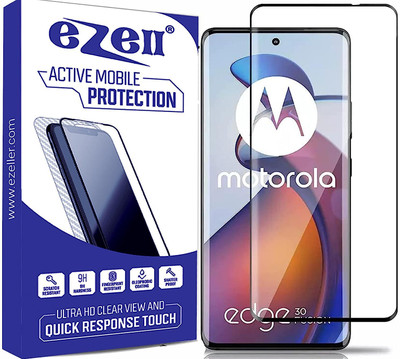 eZell Edge To Edge Tempered Glass for MOTO EDGE 30 FUSION 5G(Pack of 1)