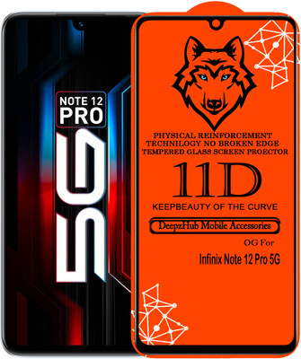DeepzHub Edge To Edge Tempered Glass for Infinix Note 12 Pro 5G(Pack of 1)