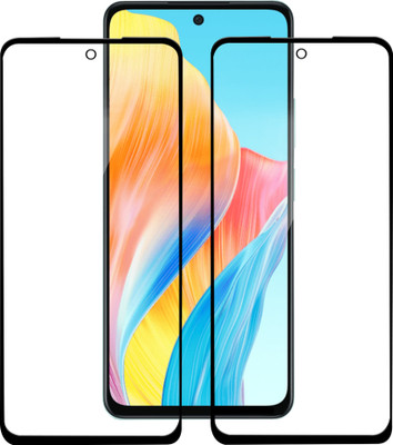 Flipkart SmartBuy Edge To Edge Tempered Glass for Oppo A58, OPPO A58(Pack of 2)