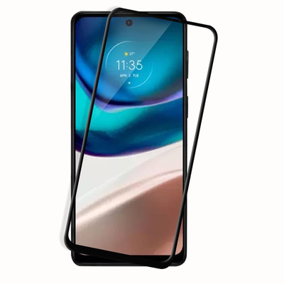 9H Edge To Edge Tempered Glass for Motorola Moto G42-Edge to Edge Protection and Easy Installation Kit(Pack of 1)