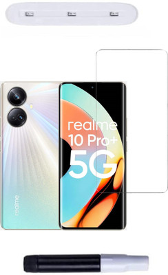 A-Allin1 Edge To Edge Tempered Glass for Realme 10 Pro Plus 5G, UV Glass Quality screen protector for your device's screen(Pack of 1)