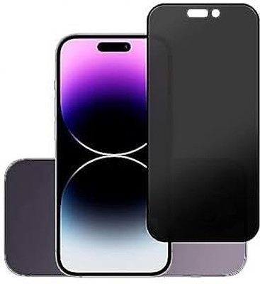 GET PAY Edge To Edge Tempered Glass for Privacy Tempered Glass Screen Protector Compatible for iPhone 15 (6.1 Inches) with Edge to Edge Coverage and Easy Installation kit(Pack of 1)