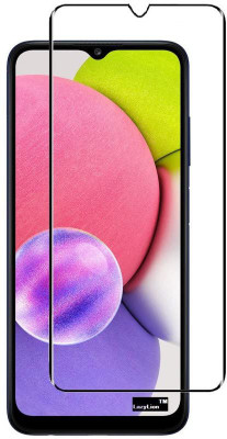 O2MG Edge To Edge Tempered Glass for SAMSUNG Galaxy A03s, SAMSUNG A03s(Pack of 1)