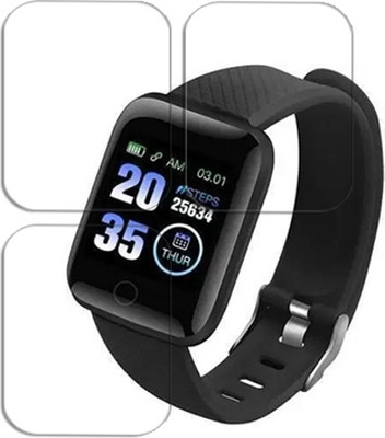 ARBAN Edge To Edge Tempered Glass for ID-116 Plus Smartwatch SMARTWATCH SCREEN GUARD(Pack of 3)