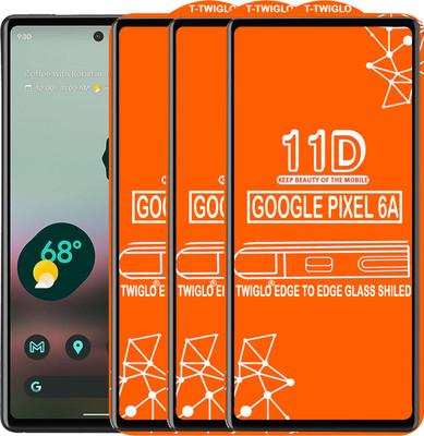 Flipkart SmartBuy Edge To Edge Tempered Glass for GOOGLE PIXEL 6A(Pack of 3)
