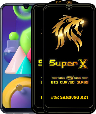 PFOAM Edge To Edge Tempered Glass for SAMSUNG GALAXY M21(Pack of 2)