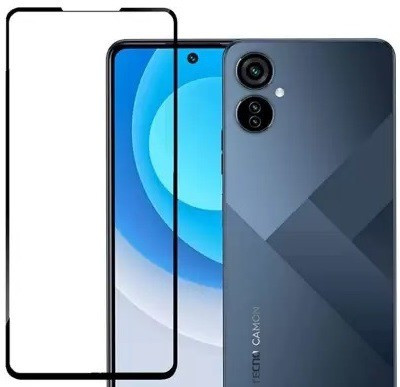 AKSHUD Edge To Edge Tempered Glass for Tecno Camon 19 Neo(Pack of 1)