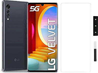crixus Edge To Edge Tempered Glass for LG Velvet 5G(Pack of 1)