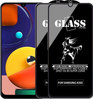 Qyist Edge To Edge Tempered Glass for SAMSUNG GALAXY A50S(Pack of 2)