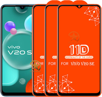 HQ Protection Edge To Edge Tempered Glass for VIVO V20SE(Pack of 3)