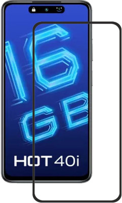 DMJHP Edge To Edge Tempered Glass for Infinix hot 40i(Pack of 1)