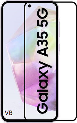 NEXZONE Edge To Edge Tempered Glass for SAMSUNG Galaxy A35 5G, SAMSUNG Galaxy A35(Pack of 1)