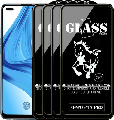 PFOAM Edge To Edge Tempered Glass for OPPO F17 PRO(Pack of 4)