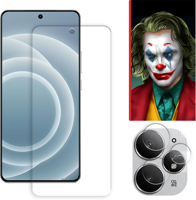 ARBAN Edge To Edge Tempered Glass for Realme Neo7 Turbo 5G Tempered Screen Protector | Anti-Scratch | Edge to Edge Full Coverage | 9H Hardness ( 1 FRONT SCREEN GUARD + 1 CAMERA LENS PROTECTOR + 1 FREE BACK EMBOSSED SKIN026 )(Pack of 1)