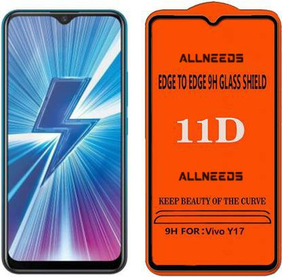 ALLNEEDS Edge To Edge Tempered Glass for Vivo Y17 - Edge to Edge Tempered Glass(Pack of 1)