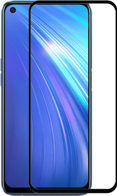 DMJHP Edge To Edge Tempered Glass for Realme 7i(Pack of 1)