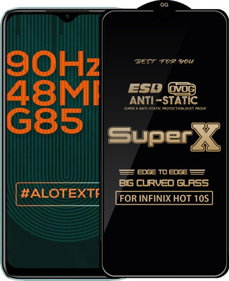 Qyist Edge To Edge Tempered Glass for INFINIX HOT 10S(Pack of 1)