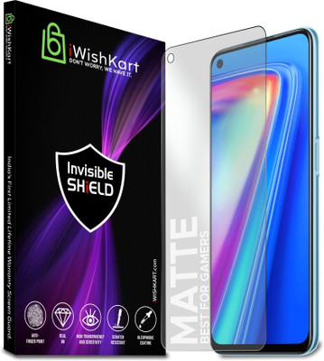 iWishKart Edge To Edge Tempered Glass for Realme 7, 0.3mm Mat / Matte(Pack of 1)