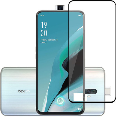 NIMMIKA ENTERPRISES Edge To Edge Tempered Glass for Oppo Reno 2Z(Premium Tempered Glass | Cobra Scale Texture | Full Coverage | Ultra-Thin Design | Oleophobic Coating | Case-Friendly Design | Crystal Clear Display | Residue-Free Removal)(Pack of 1)