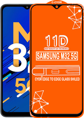 CYOR Edge To Edge Tempered Glass for SAMSUNG M32 5G(Pack of 1)