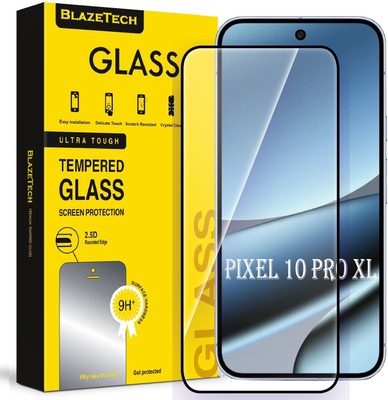 BlazeTech Edge To Edge Tempered Glass for Google Pixel 10 Pro XL 5G(Pack of 1)