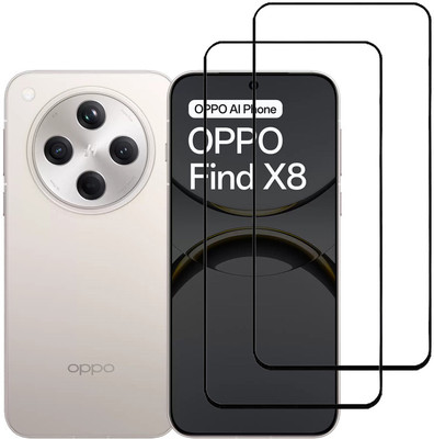 SPRITZEN Edge To Edge Tempered Glass for Oppo Find X8 5G(Pack of 2)