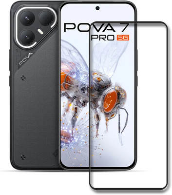 SNMART Edge To Edge Tempered Glass for Tecno Pova 7 Pro 5G(Pack of 1)
