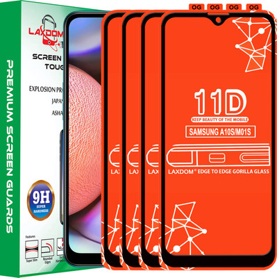 Laxdom Edge To Edge Tempered Glass for SAMSUNG GALAXY M01S(Pack of 4)