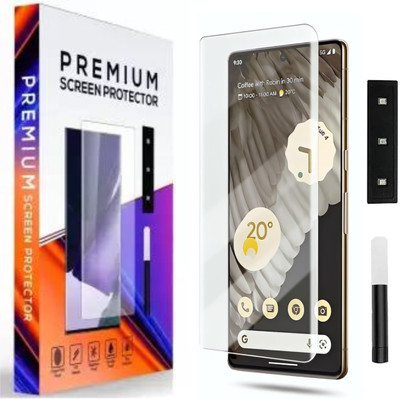GORILLA PRO Edge To Edge Tempered Glass for Google Pixel 8 Pro-5G, Premium Quality UV Curved Screen Protector(Pack of 1)