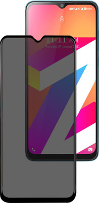 HUPSHY Edge To Edge Tempered Glass for LAVA Z3 (Privacy Glass)(Pack of 1)