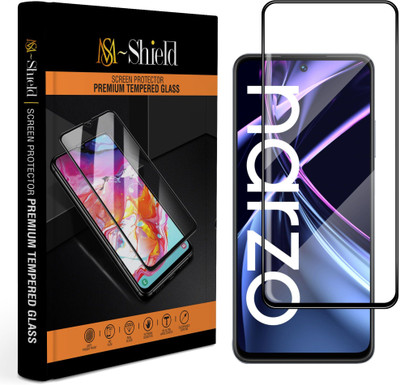 KLAH Edge To Edge Tempered Glass for Realme Narzo N55(Pack of 1)