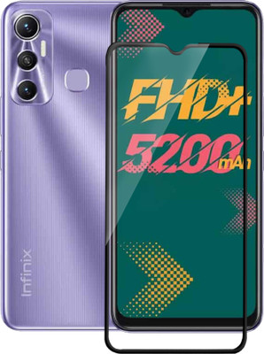 Flipkart SmartBuy Edge To Edge Tempered Glass for Infinix Hot 11(Pack of 1)