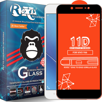 Roxel Edge To Edge Tempered Glass for VIVO Y66(Pack of 1)