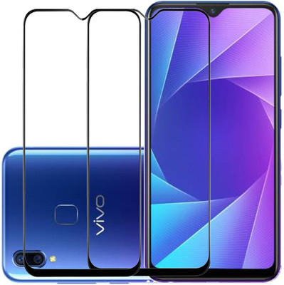 KARTRAY Edge To Edge Tempered Glass for Vivo Y95(Pack of 2)