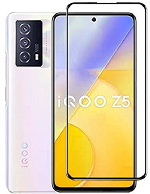 DMJHP Edge To Edge Tempered Glass for iQoo Z5 5G(Pack of 1)