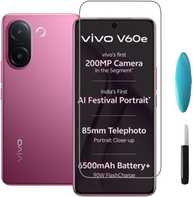 Flipkart SmartBuy Edge To Edge Tempered Glass for vivo V60e 5G, vivo V60e(Pack of 1)