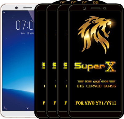 PFOAM Edge To Edge Tempered Glass for VIVO Y71(Pack of 4)