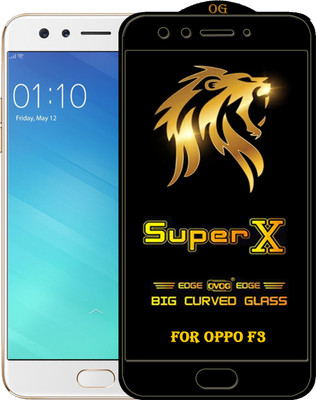 PFOAM Edge To Edge Tempered Glass for Oppo F3(Pack of 1)