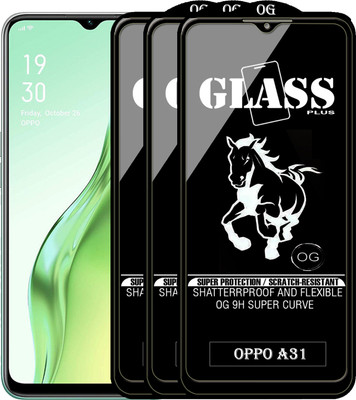PFOAM Edge To Edge Tempered Glass for OPPO A31(Pack of 3)
