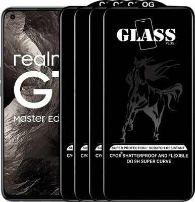 CYOR Edge To Edge Tempered Glass for REALME GT MASTER(Pack of 4)